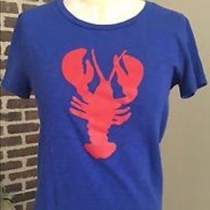 J. Crew graphic lobster tee